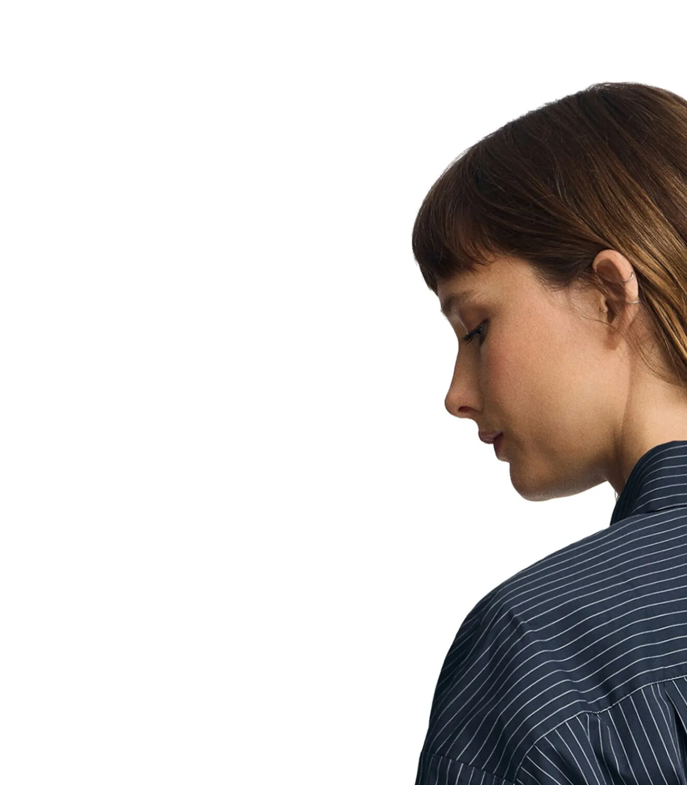 DAMES Polo Club Marineblauw hemd met relaxed fit en klassieke kraag