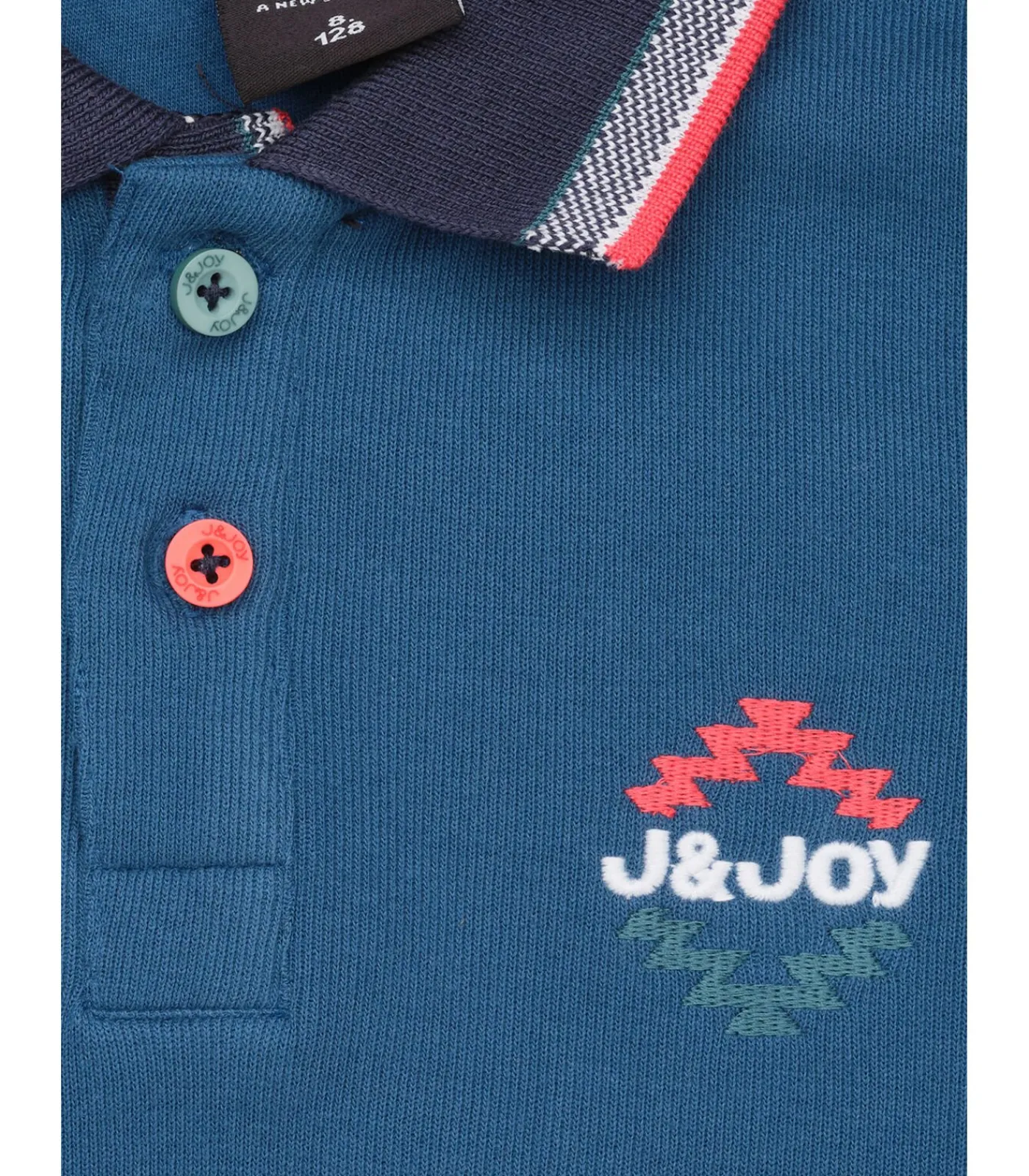 Hot Marineblauw poloshirt voor jongens met logo op de rug Kinderen T-Shirts & Polo's