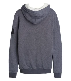 Best Marineblauwe herentrui met capuchon en rits Heren Truien & Cardigans