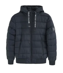 Heren Polo Club Marineblauwe jas Comet met -logo