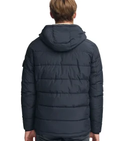 Clearance Marineblauwe jas Val Thorens met -logo Heren Jassen