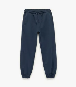 Kinderen Koton Marineblauwe Joggingbroek voor Jongens met Elastische Taille