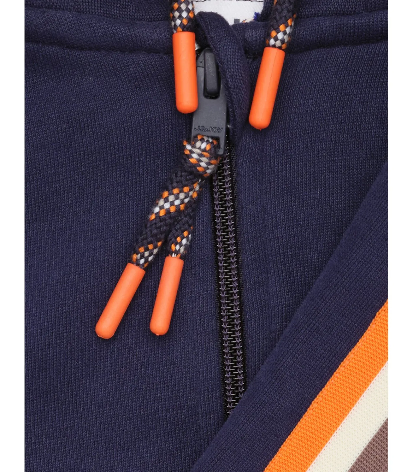 Sale Marineblauwe jongenstrui met rits en capuchon Kinderen Truien & Vesten