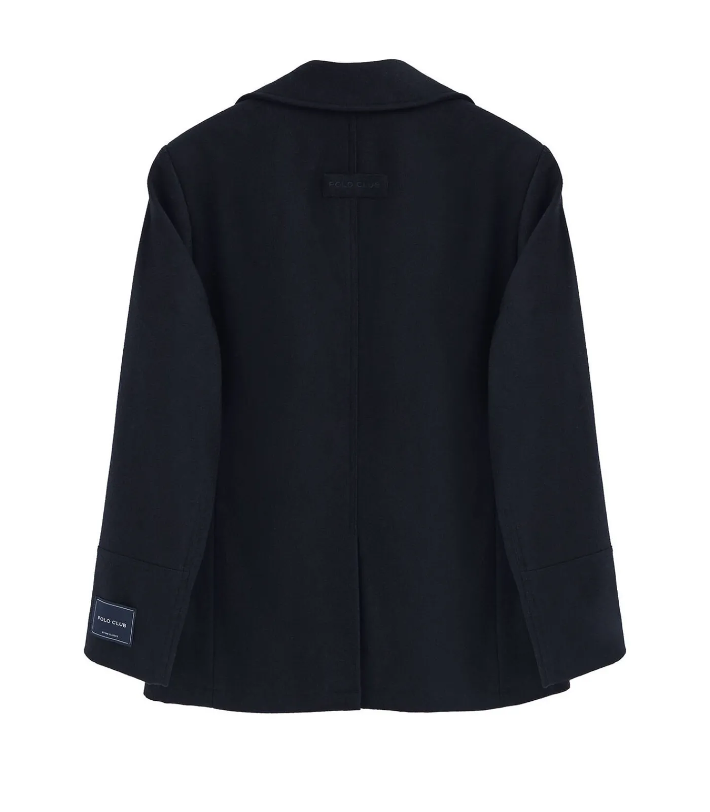 New Marineblauwe mantel Hanken met -logo Heren Jassen