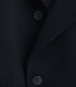 New Marineblauwe mantel Hanken met -logo Heren Jassen