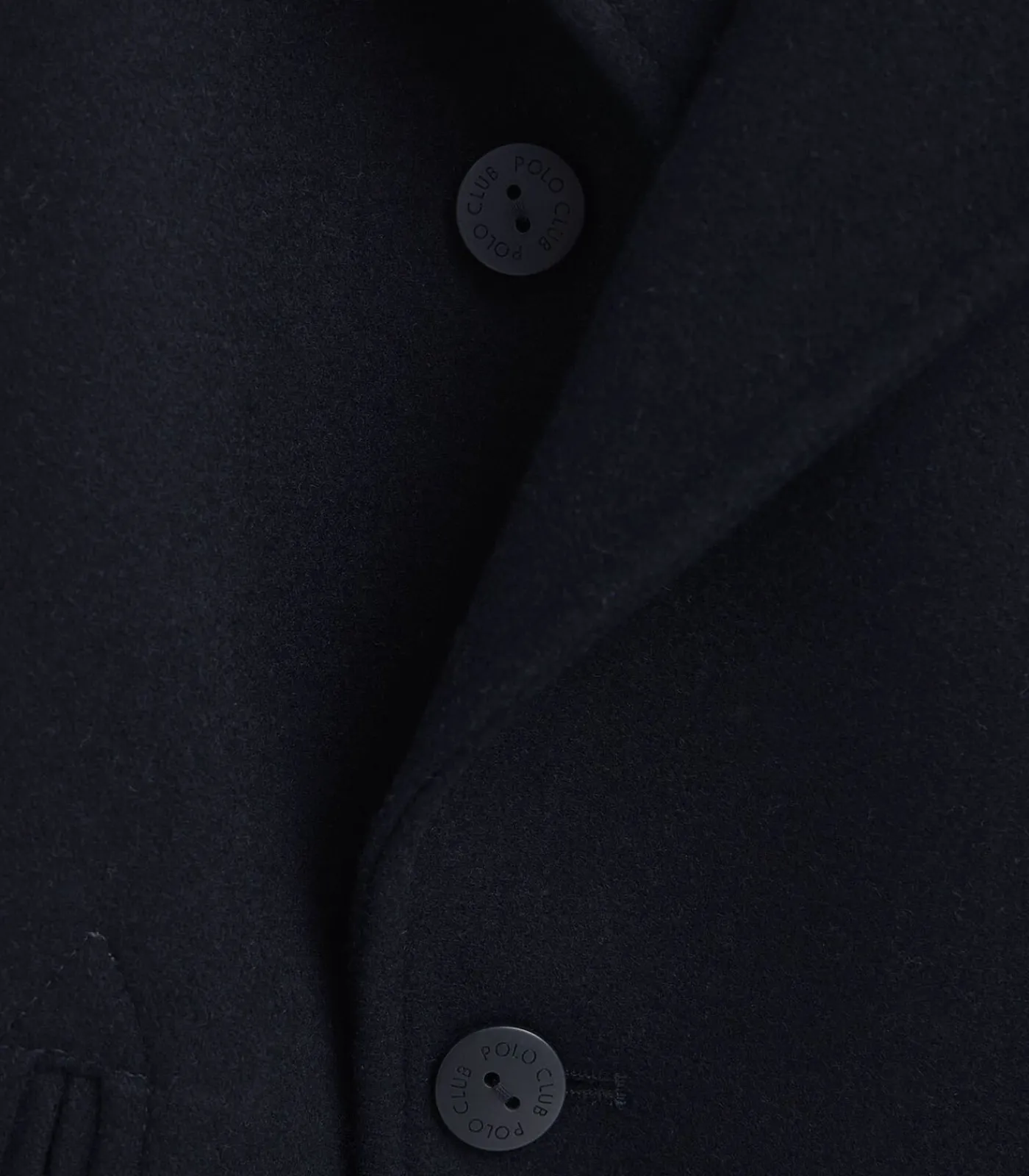 New Marineblauwe mantel Hanken met -logo Heren Jassen