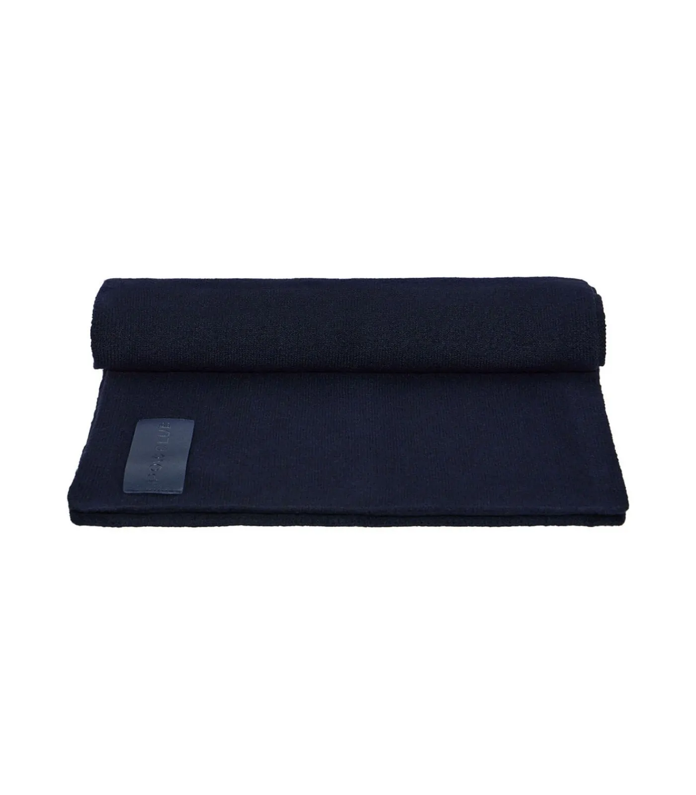 Online Marineblauwe sjaal "Sina" met -details Heren Sjaals