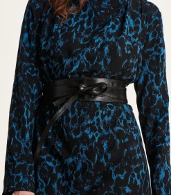 DAMES La Fée Maraboutée Marineblauwe stropdas riem