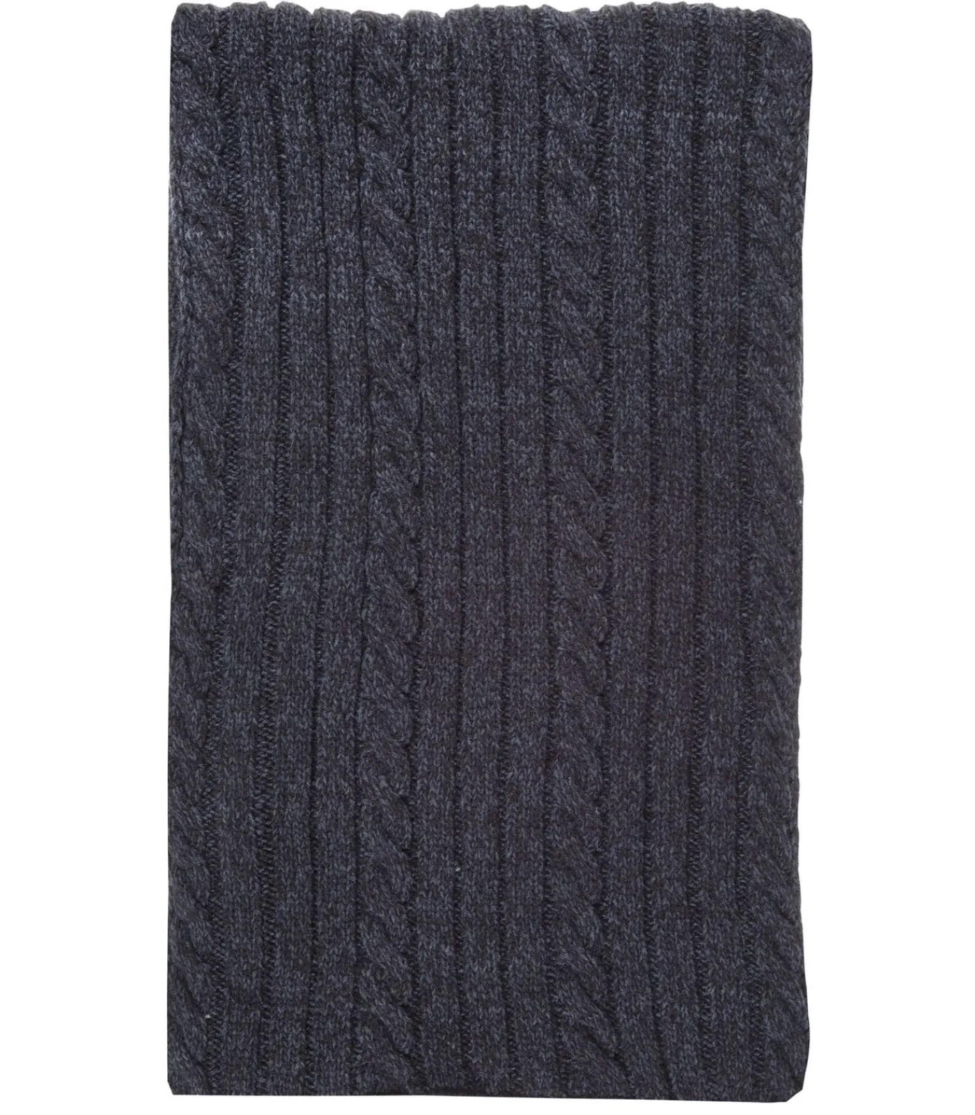 Marinekleurige sjaal met kabel voor heren Heren Sjaals