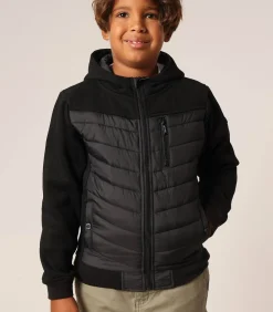 Kinderen Deeluxe MARSHAWN - Gewatteerde herenjas met capuchon en ritszakken