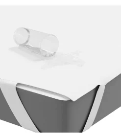 vidaXL Matrasbeschermer waterdicht 120x200 cm wit