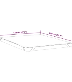 vidaXL Matrasbeschermer waterdicht 120x200 cm wit