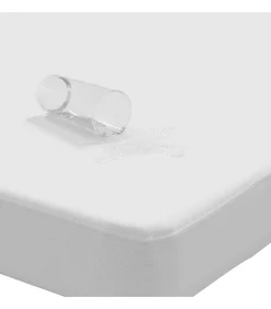 Outlet Matrasbeschermer waterdicht 90x220 cm wit Matrasbeschermer