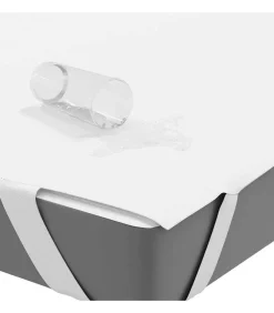 Clearance Matrasbeschermer waterdicht 180x220 cm wit Matrasbeschermer