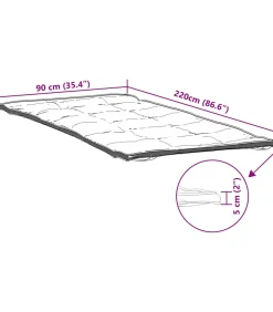 New Matrasbeschermer 90x220 cm wit Matrasbeschermer