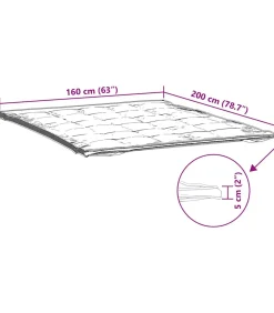 Matrasbeschermer 160x200 cm wit Matrasbeschermer