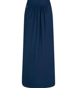 DAMES Chic by Lirette Maxi rok Natural - Nachtblauw