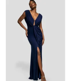 New Maxi-jurk “Cowl Plunge Draped Mermaid Maxi Dress” DAMES Jurken