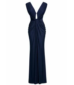 New Maxi-jurk “Cowl Plunge Draped Mermaid Maxi Dress” DAMES Jurken