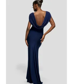 New Maxi-jurk “Cowl Plunge Draped Mermaid Maxi Dress” DAMES Jurken