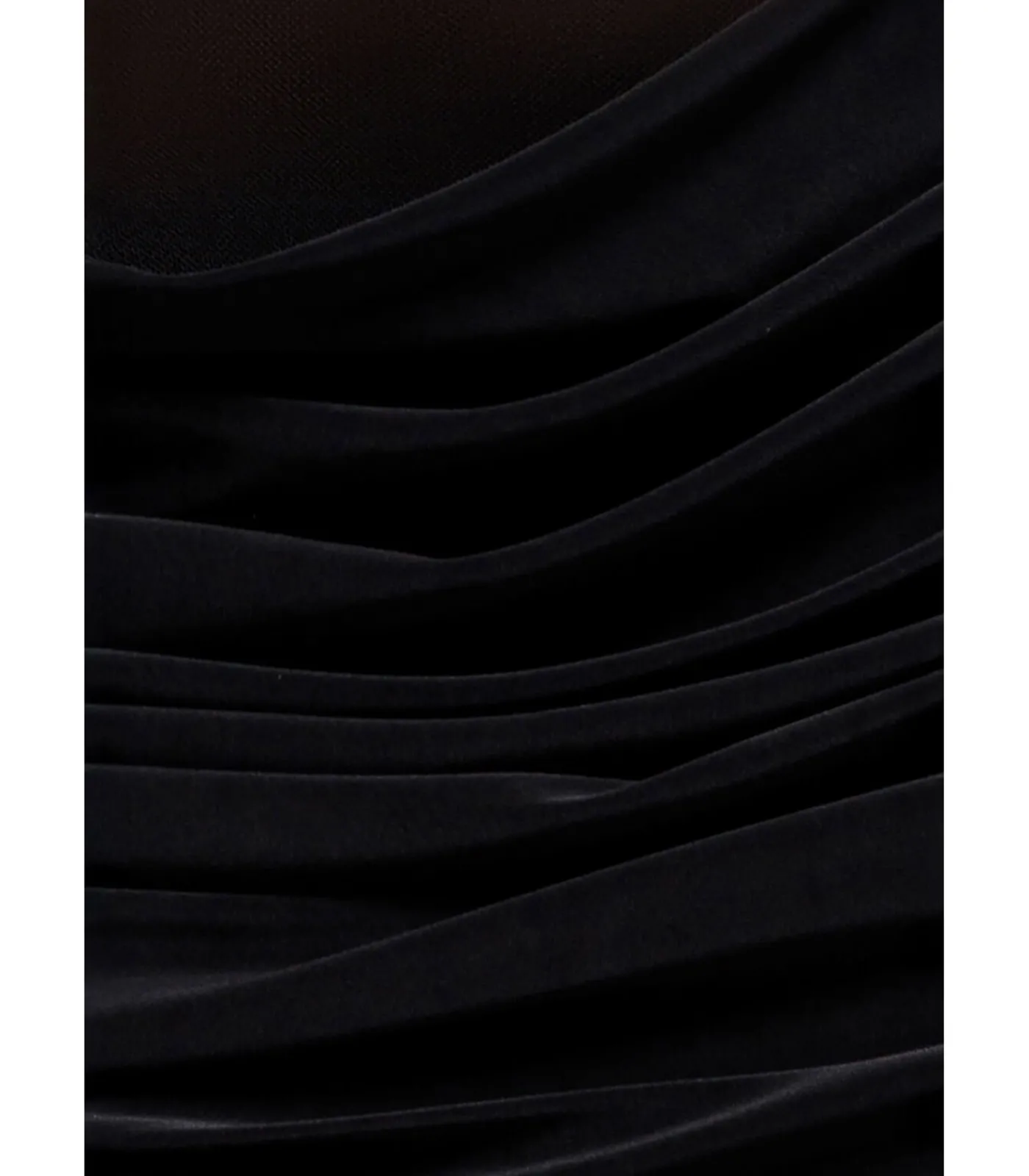 DAMES Goddiva Maxi-jurk “Gathered Off The Shoulder Mesh Waist Panel Maxi Dress”