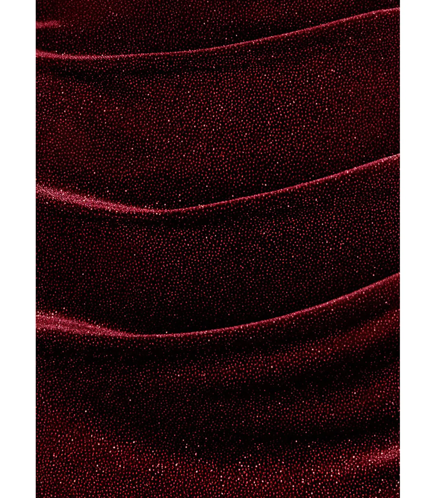 DAMES Goddiva Maxi-jurk “Glitter Polka Dot Velvet One Shoulder Maxi Dress”