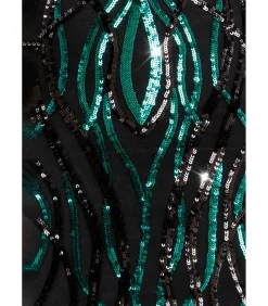 Best Maxi-jurk “Long Sleeve Sequin Flame Maxi” DAMES Jurken