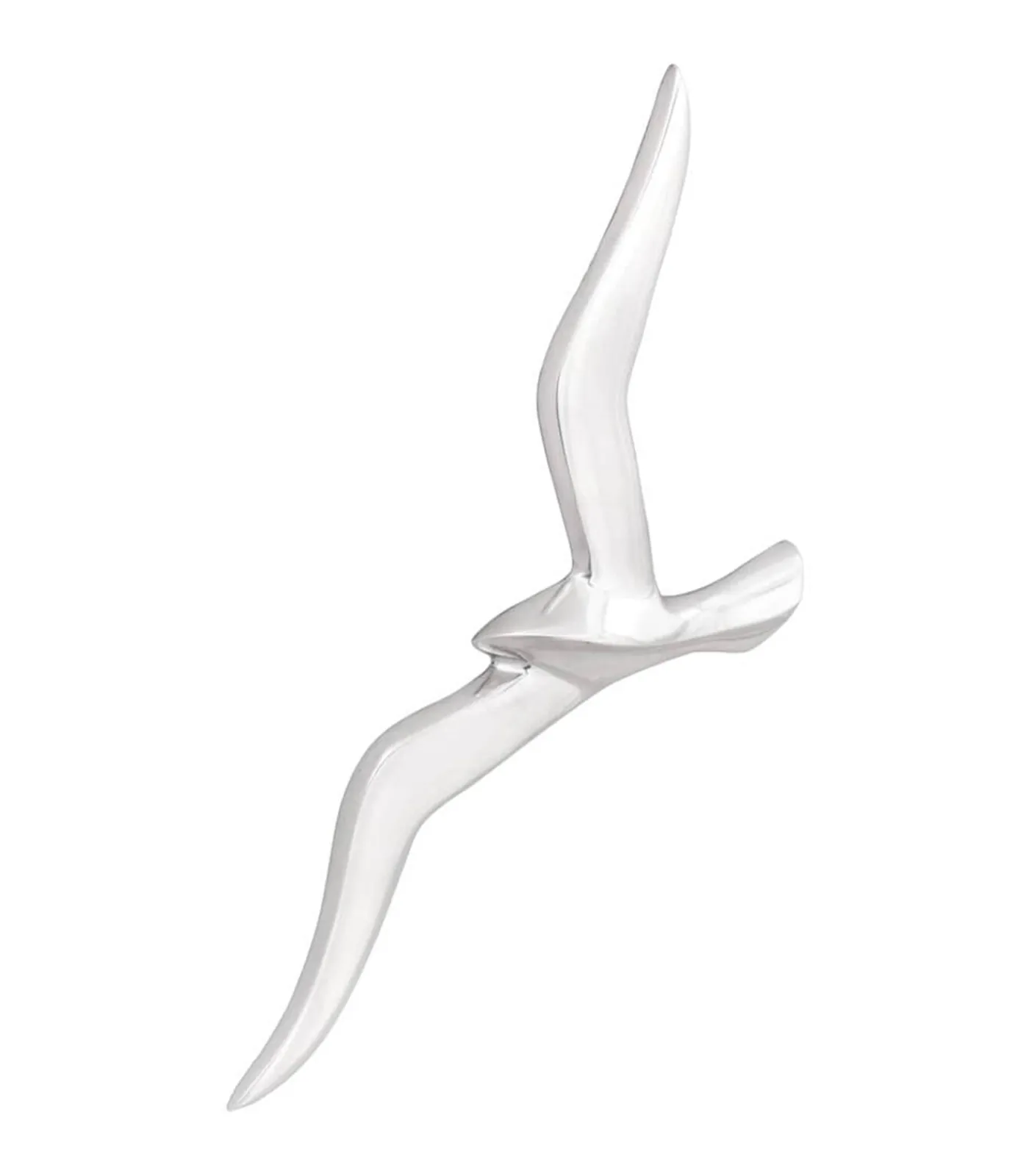 Best Meeuw 2 pcs Zilver Aluminium Decoratie