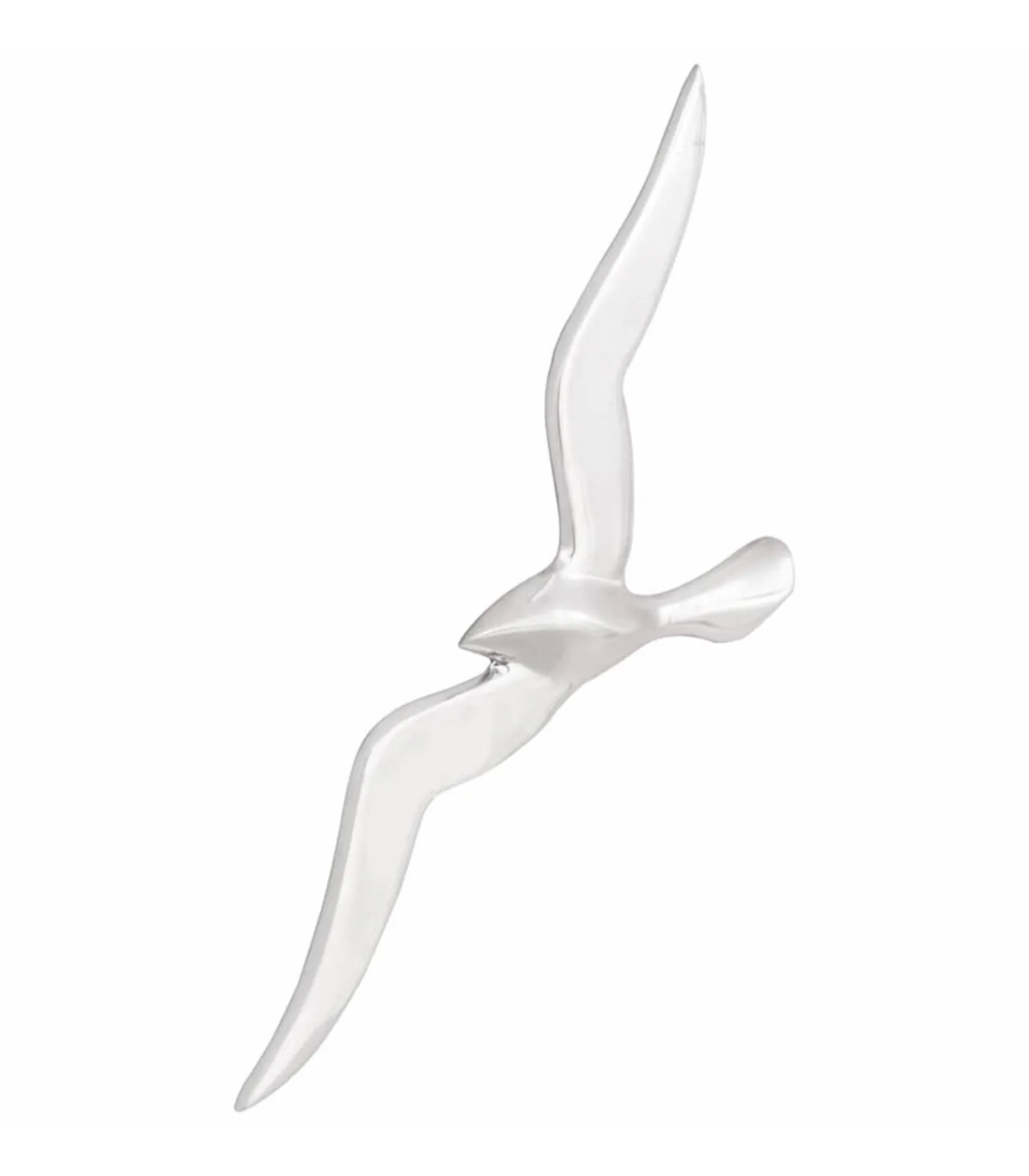 Best Meeuw 2 pcs Zilver Aluminium Decoratie