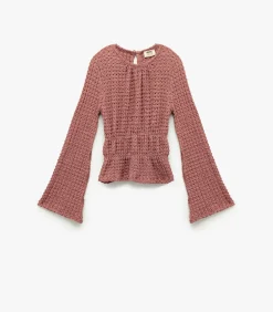 Meisjes Blouse Lange Mouwen Ronde Hals Kinderen Blouses & Tunieken