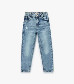 Meisjes Spijkerbroeken Normale Taille Mom Fit Kinderen Shorts & Broeken