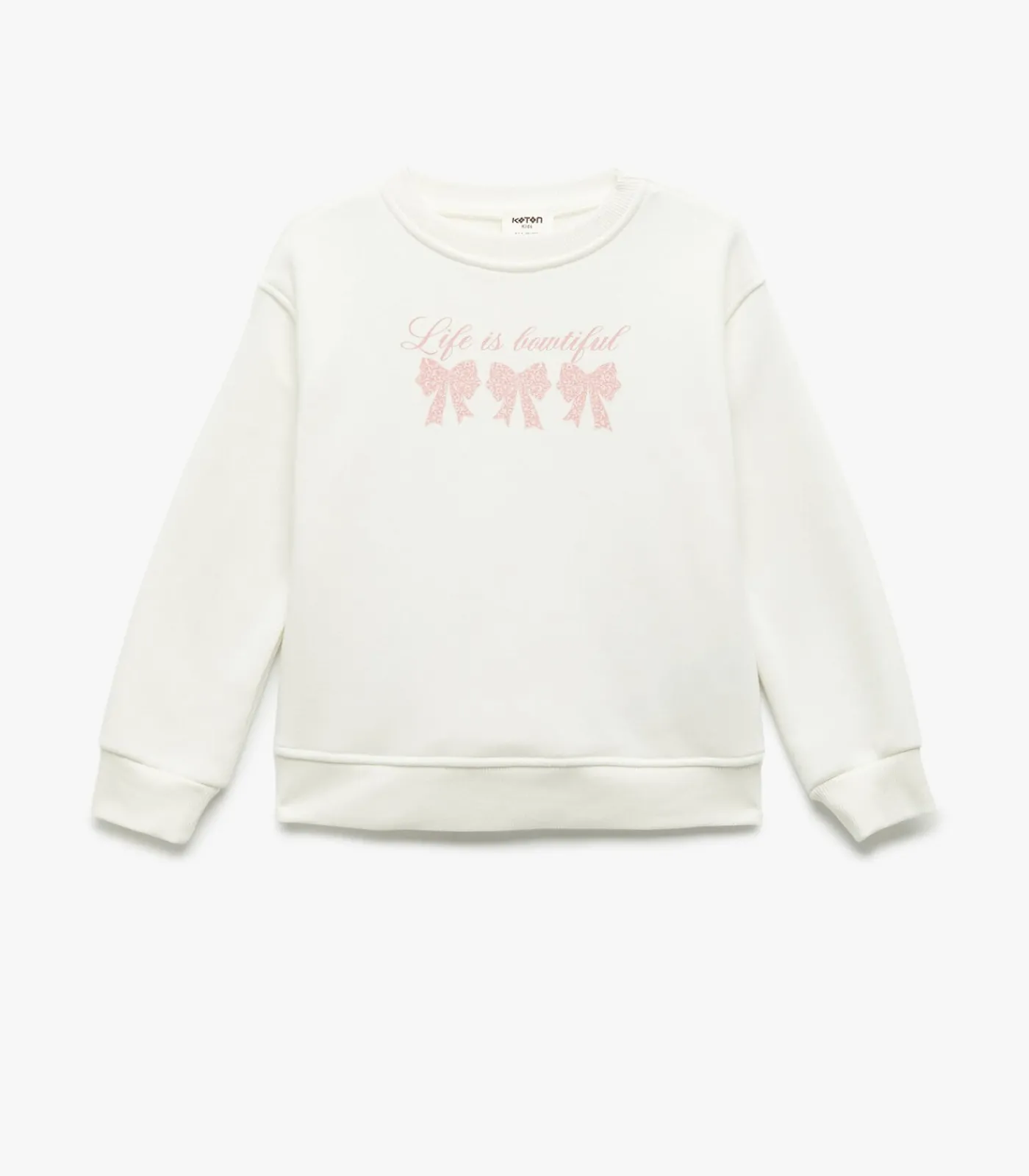 Outlet Meisjes Sweatshirt Ronde Hals Lange Mouwen Fijn Geborduurd Kinderen Truien & Cardigans