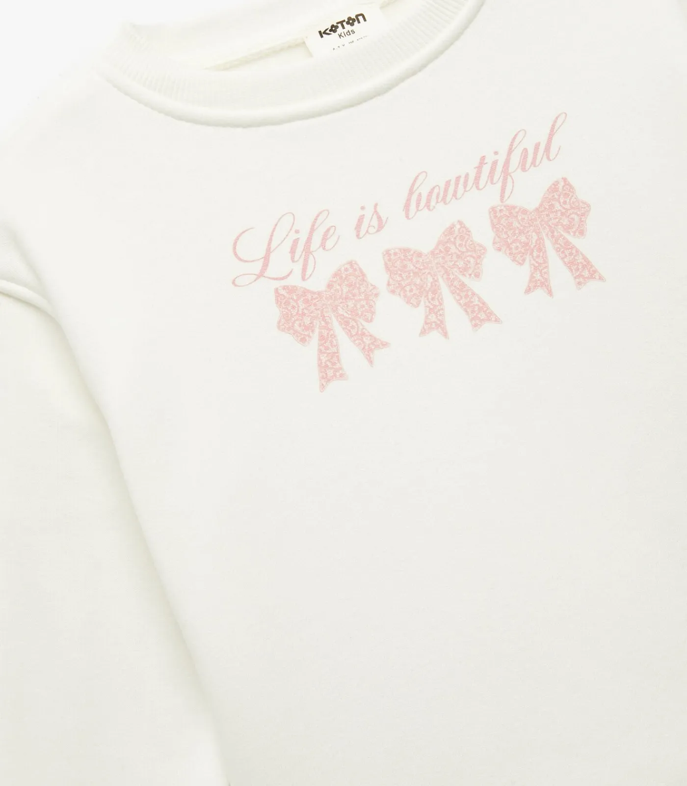 Outlet Meisjes Sweatshirt Ronde Hals Lange Mouwen Fijn Geborduurd Kinderen Truien & Cardigans