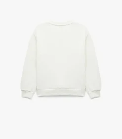 Kinderen Koton Meisjes Sweatshirt Ronde Hals Lange Mouwen Hartmotief