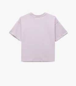 New Meisjes T-shirt Korte Mouwen Sponskarakter Lila Kinderen Tops