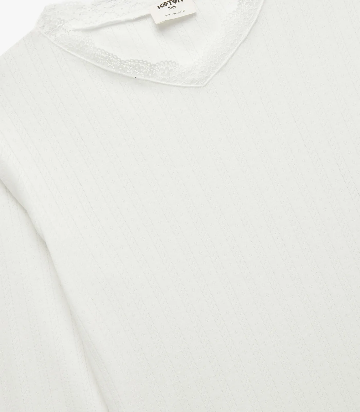 Online Meisjes T-shirt Lange Mouwen V-hals Kant Kinderen Tops