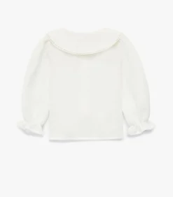 Online Meisjesblouse Lange Mouwen Bloemenkraag Katoen Kinderen Topjes & Hemdjes