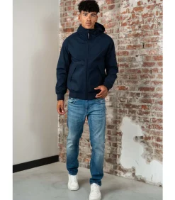 Heren Marshall Artist Meldon liteshell jacket - navy