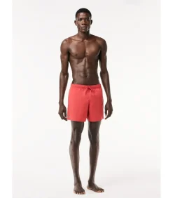 Heren LACOSTE Men swimsuit - sierra red green