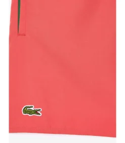 Heren LACOSTE Men swimsuit - sierra red green