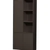 WOOOD Merel opbergkast - Grenen - Middenbruin - 100x200x44