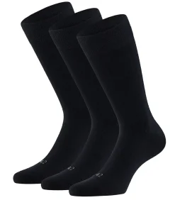 Heren Apollo Merinowollen Sokken - 3 paar - Zwart