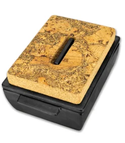 Outlet Met deksel en kurk - Ovenschotel 20x13,5x8,5cm - Zwart Bakken