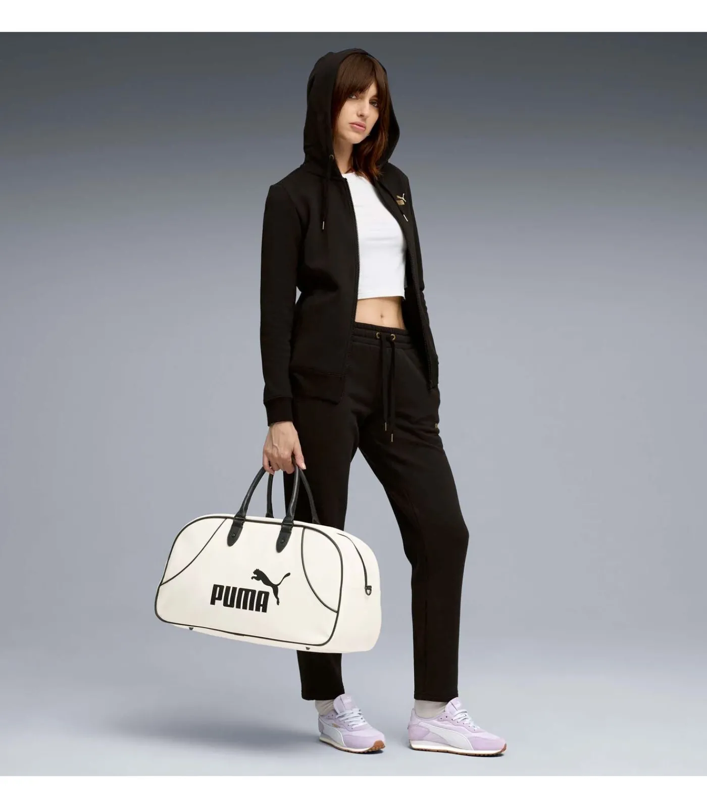 Online Metallic Hooded Sweat Suit Fl Op DAMES Truien & Cardigans