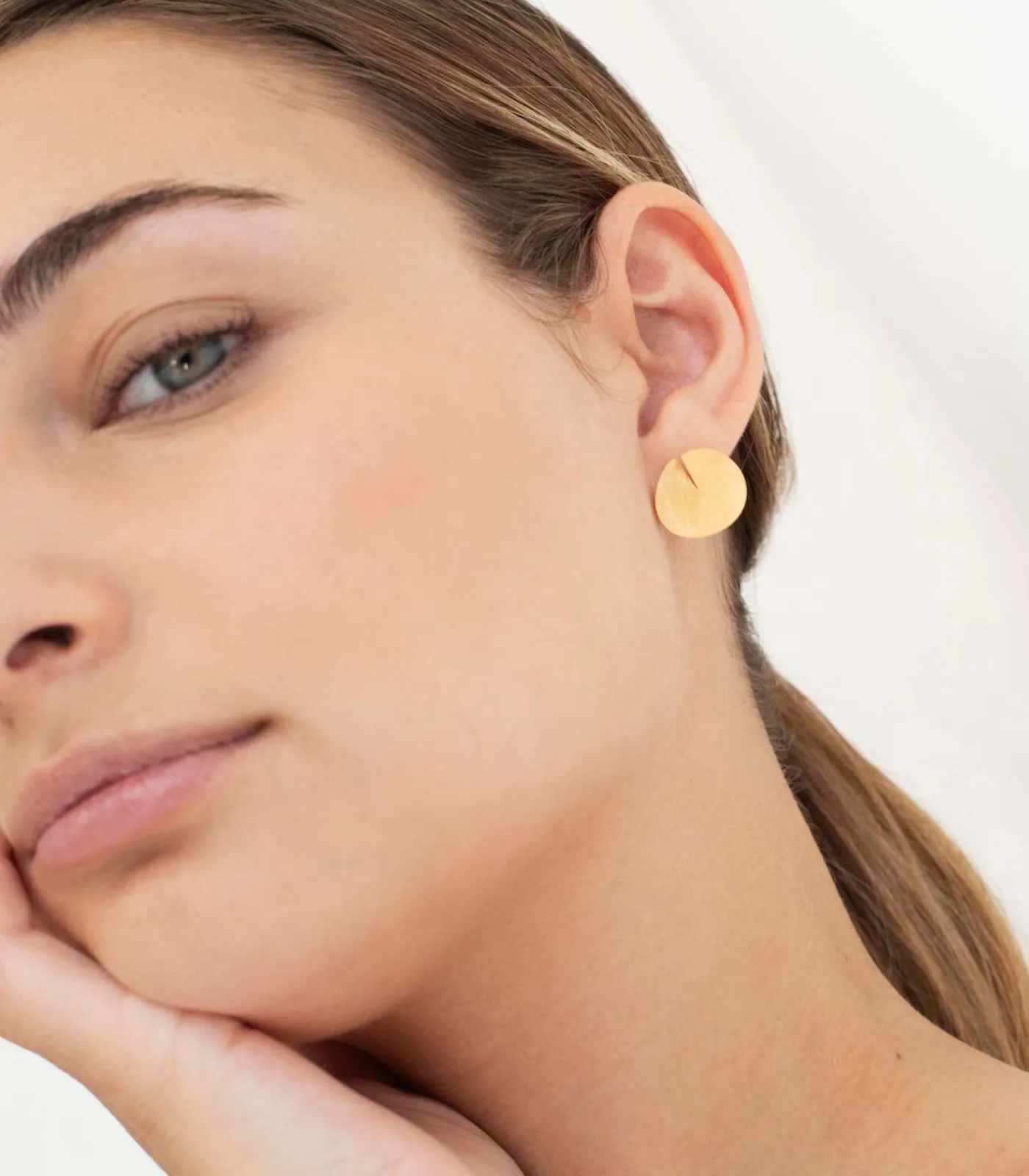 Sale Middelgrote gouden oorbellen Taglio DAMES Oorbellen