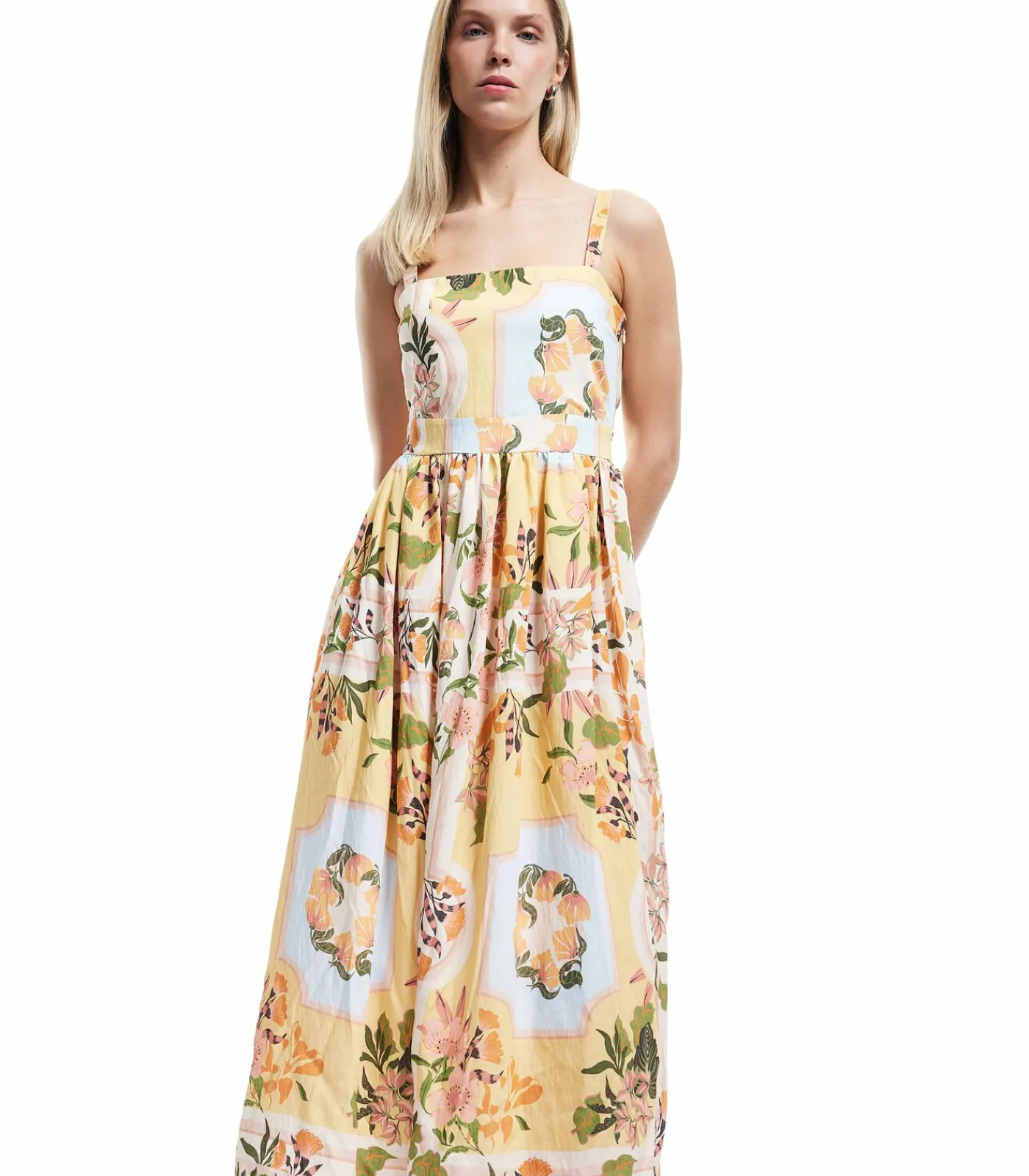 DAMES Koton Midi-jurk Vrouwen Bloemenprint Zomer