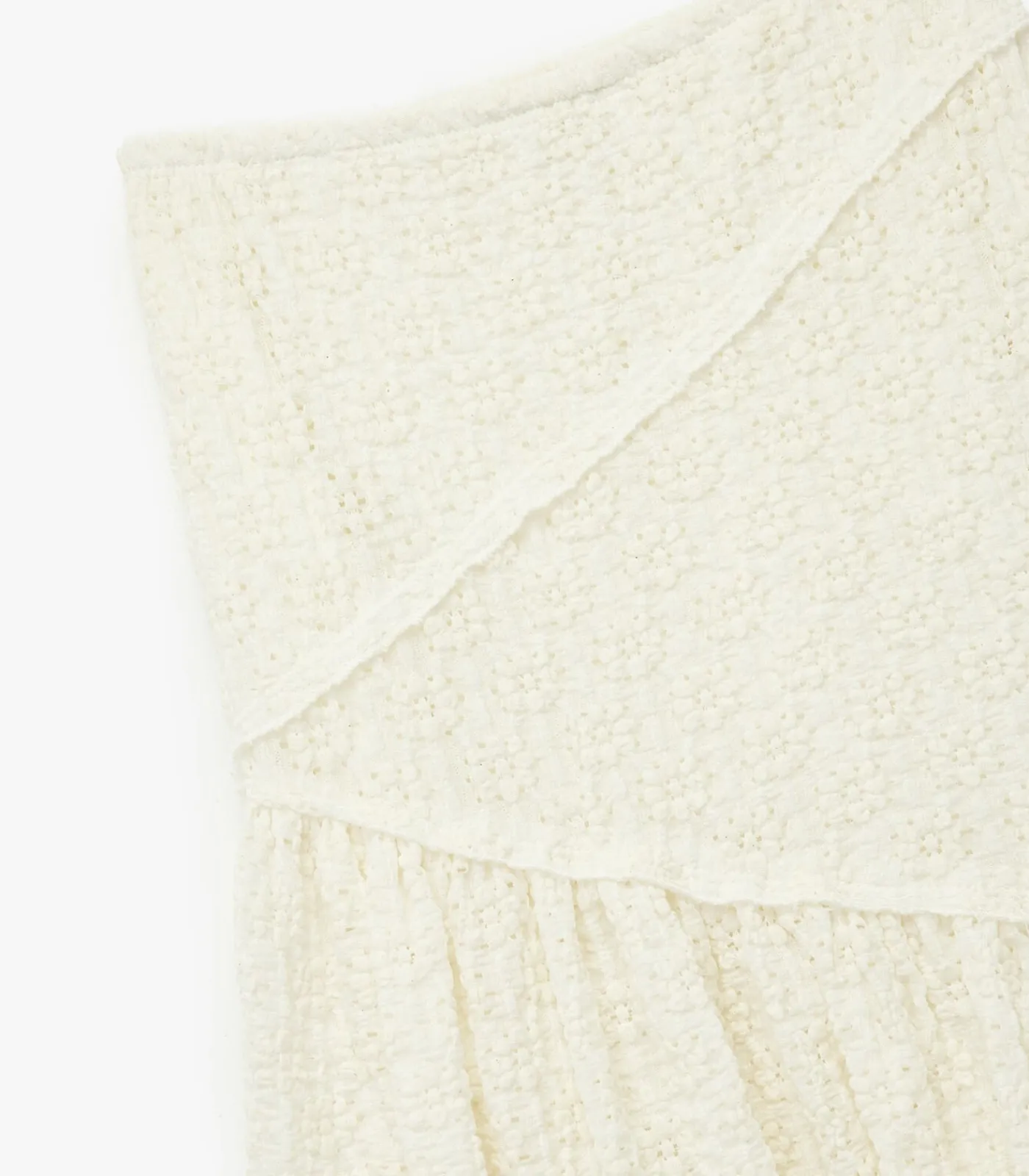 Online Midi-rok Kanten Details Elastische Taille Kinderen Rokken