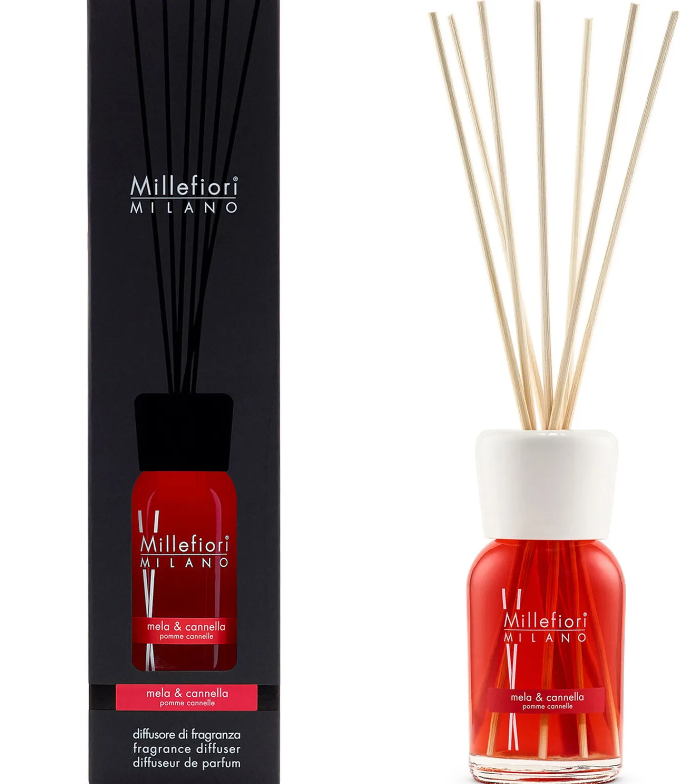 Millefiori Milano Reed Diffuser Mela & Cannella 100ml