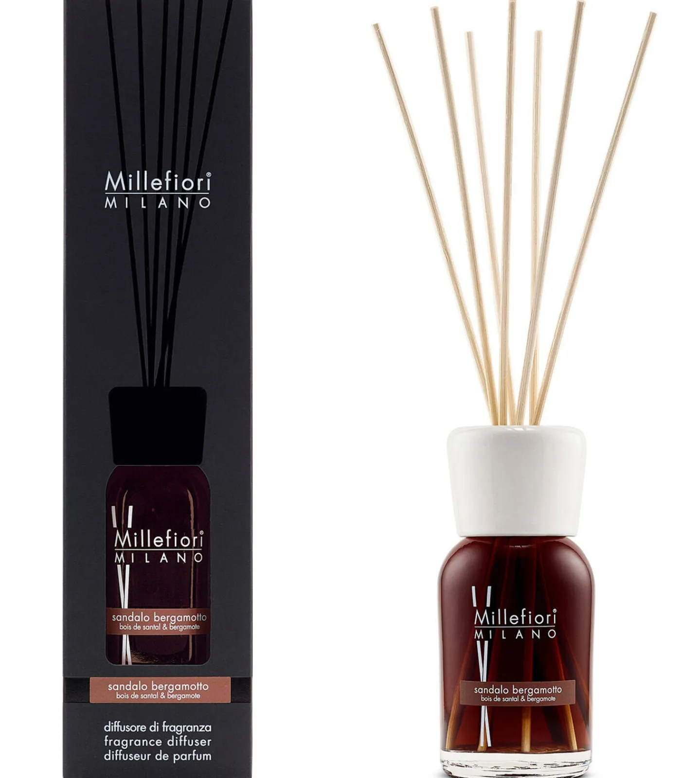Hot Milano Reed Diffuser Sandalo Bergamotto 100ml Huisparfums