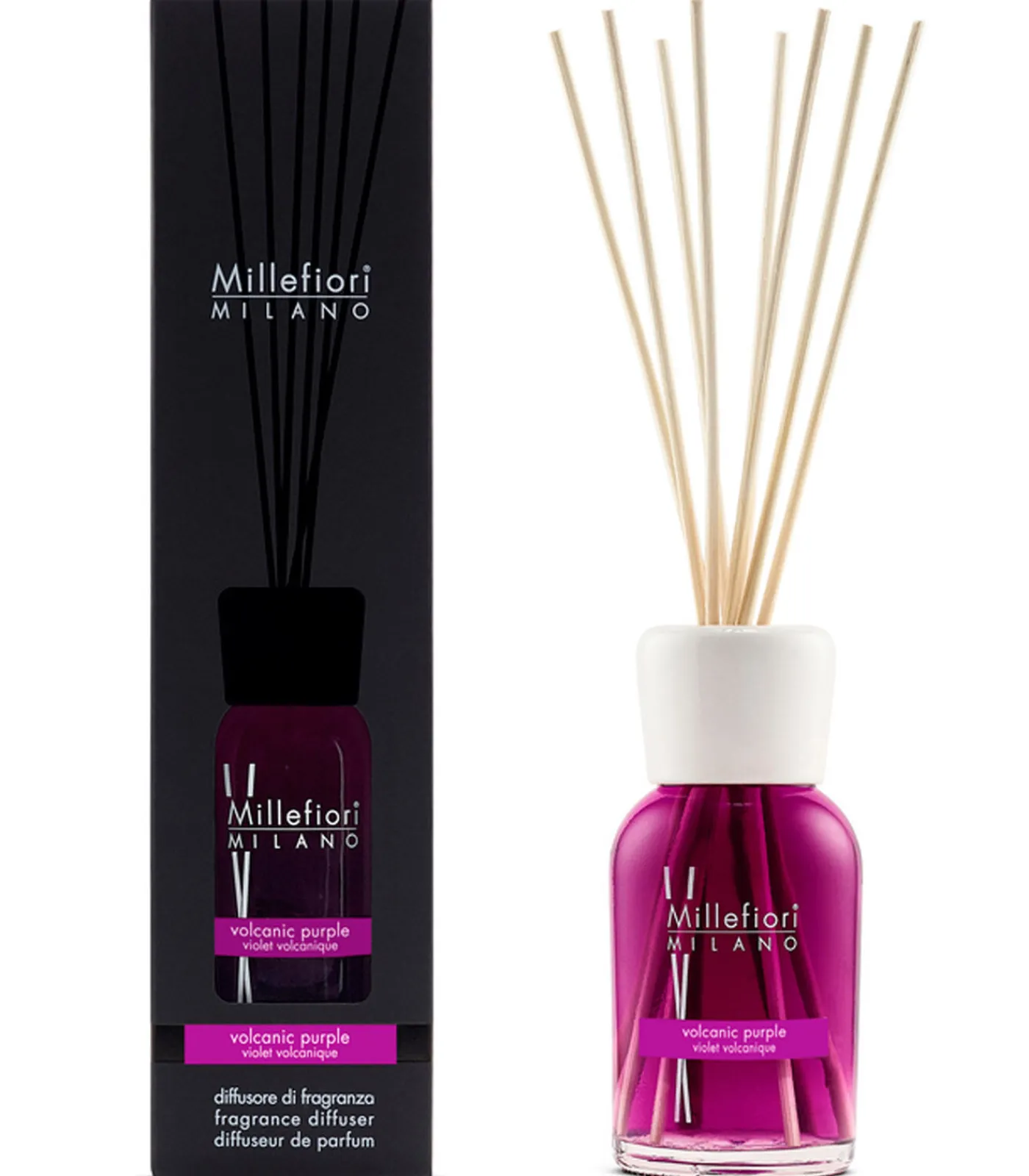 Milano Reed Diffuser Volcanic Purple 250 ml Huisparfums